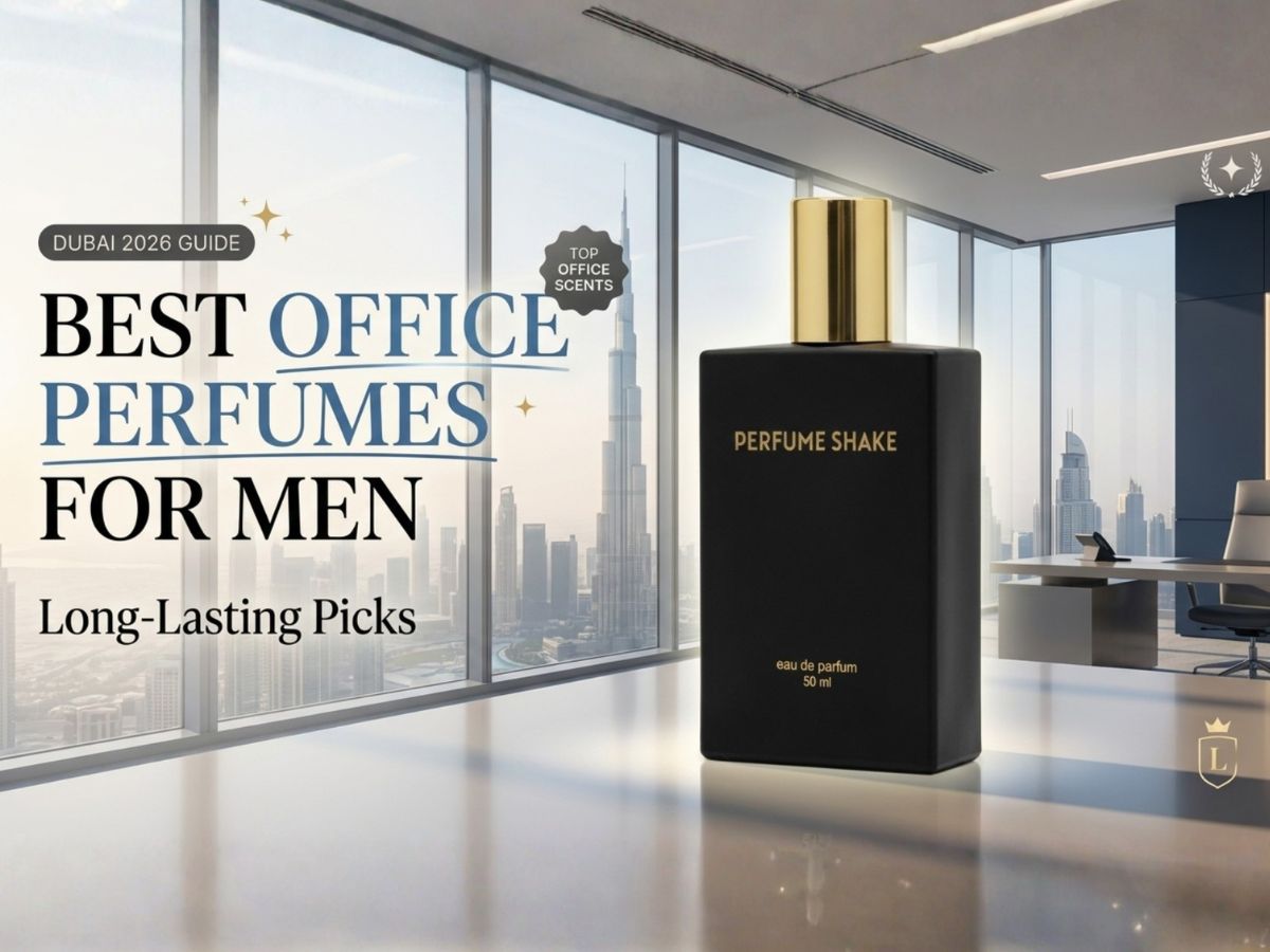 Best office perfumes for men in Dubai 2026 - long lasting professional scents from Perfume Shake