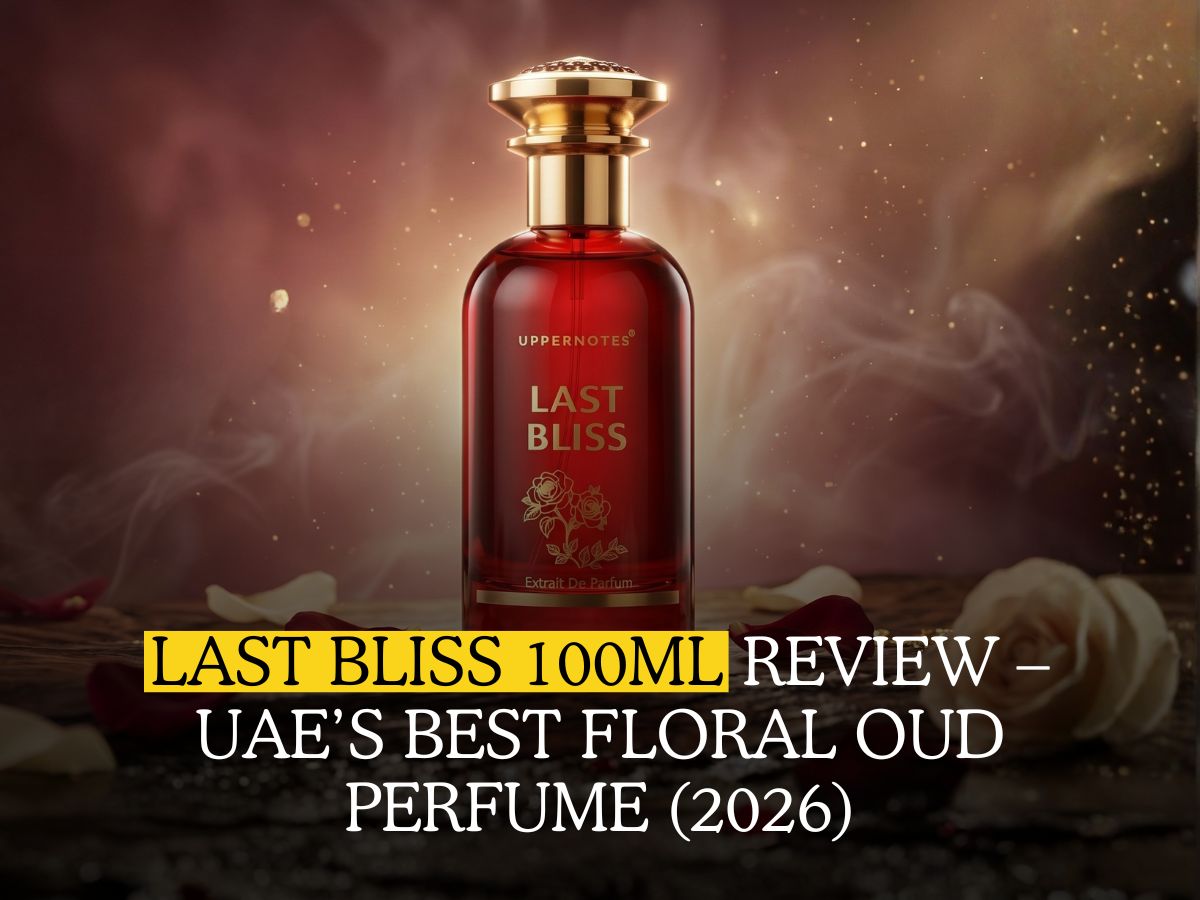 Last Bliss 100ml floral oud perfume by UpperNotes, best seller in UAE
