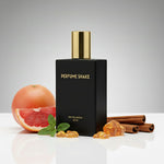 Black Perfume Shake 87, warm cinnamon, amber and leather notes, for men in UAE