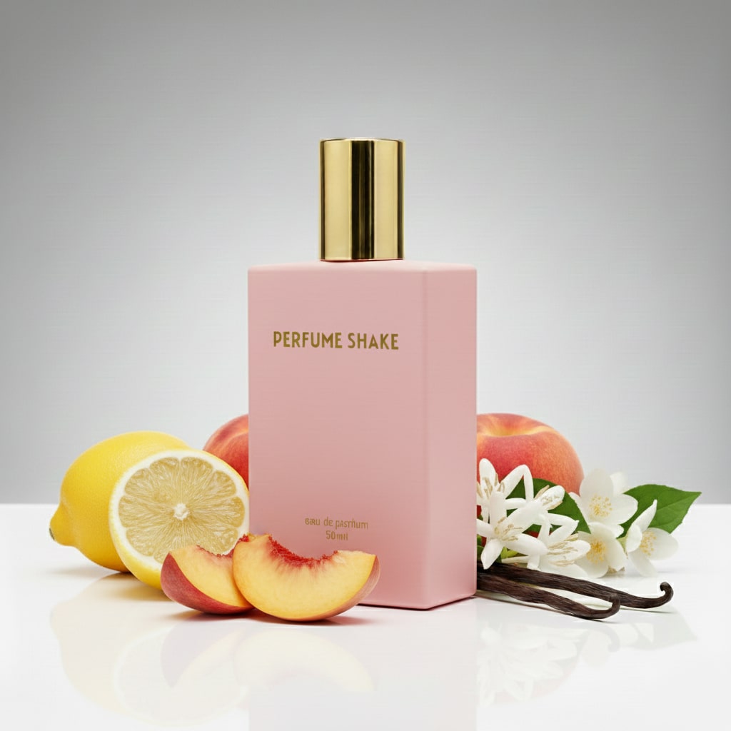 Pink Perfume  Shake 240 perfume, fresh citrus and warm woody notes, for men in UAE