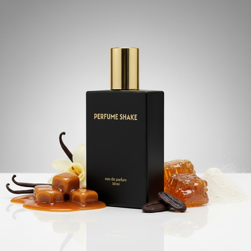 Black Perfume SHAKE 470  long-lasting creamy vanilla and caramel fragrance for unisex in UAE