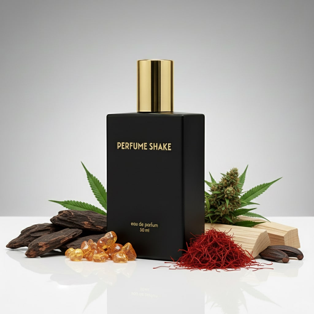 Black Perfume Shake Shake 359 perfume with smoky oud, resin and herbal notes for unisex in UAE