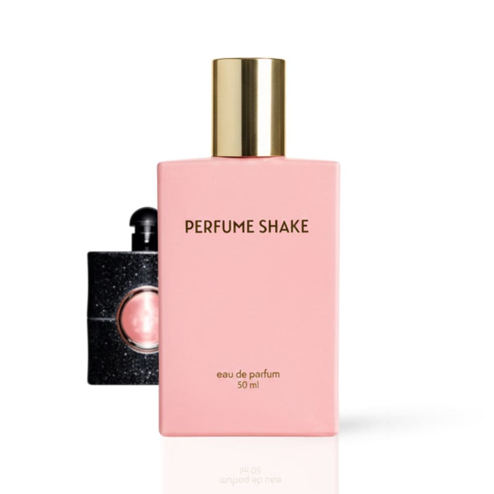 Coffe Vanilla notes for women in UAE, Pink perfume bottle with gold cap labeled 'Perfume Shake' on a white background