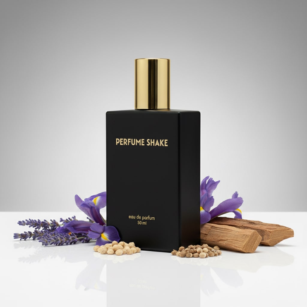 Black Perfume  SHAKE 486 woody iris and musky fragrance  for men in UAE