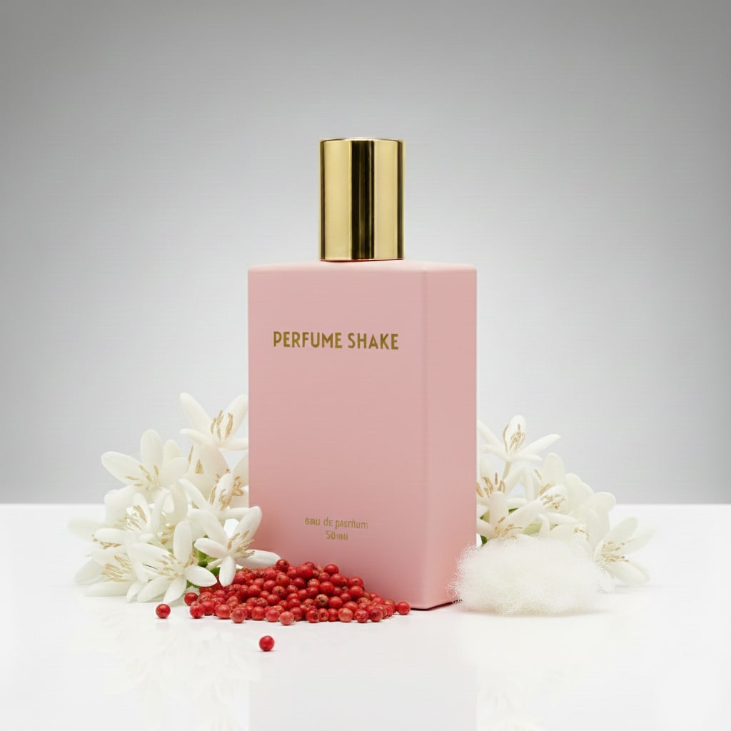 Pink Perfume Shake 367, with tuberose, jasmine, orange blossom and soft musk notes for unisex in UAE.