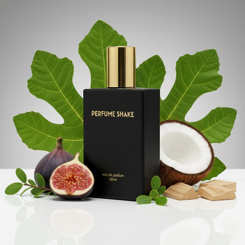 Black Perfume SHAKE 460 fresh woody and green fig fragrance notes for unisex in UAE