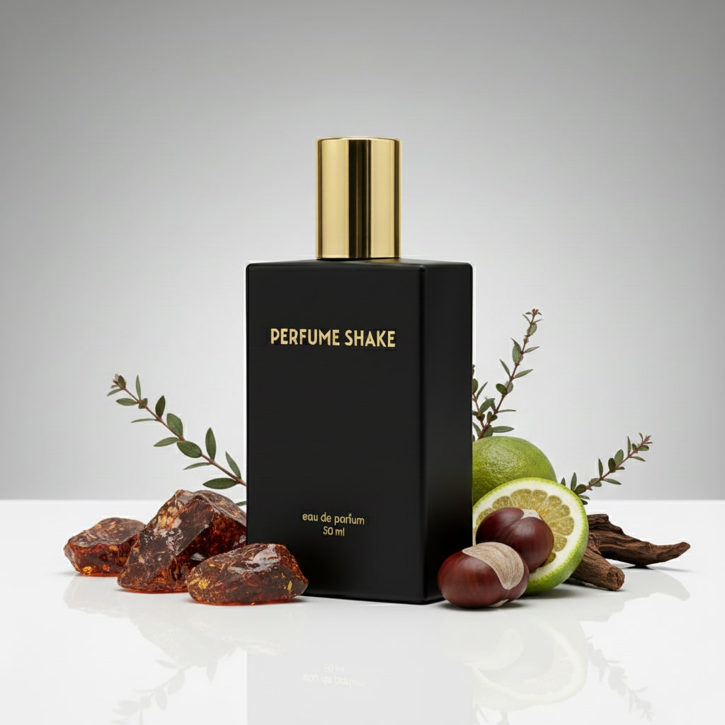 Black Perfume  Shake 332  aromatic & woody notes for men in UAE