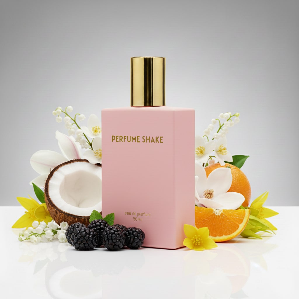 Pink Perfume SHAKE 450, fresh floral and fruity fragrance notes for women in UAE