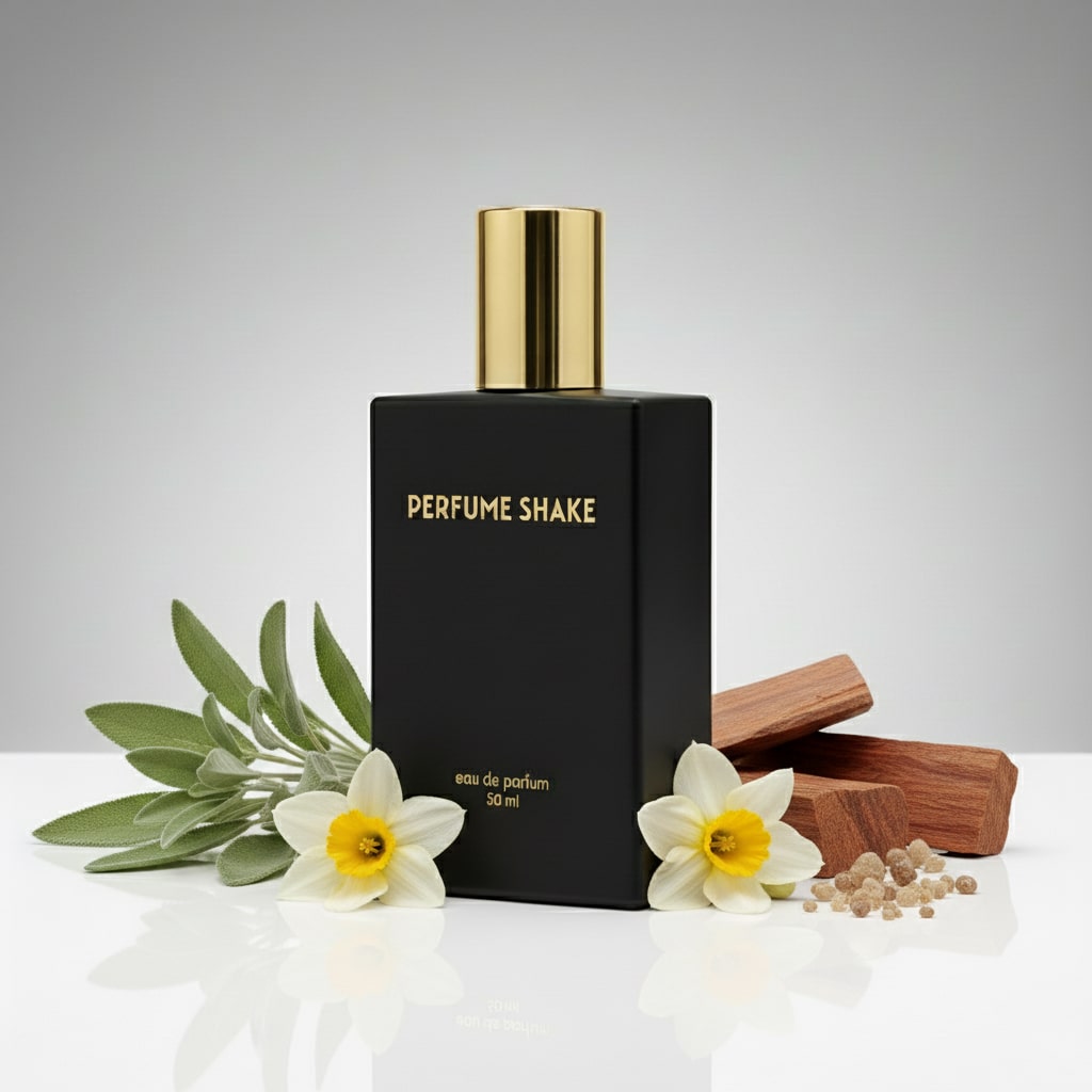 Black Perfume Shake 344 woody & aromatic fragrance with clary sage & rosewood for men in UAE.