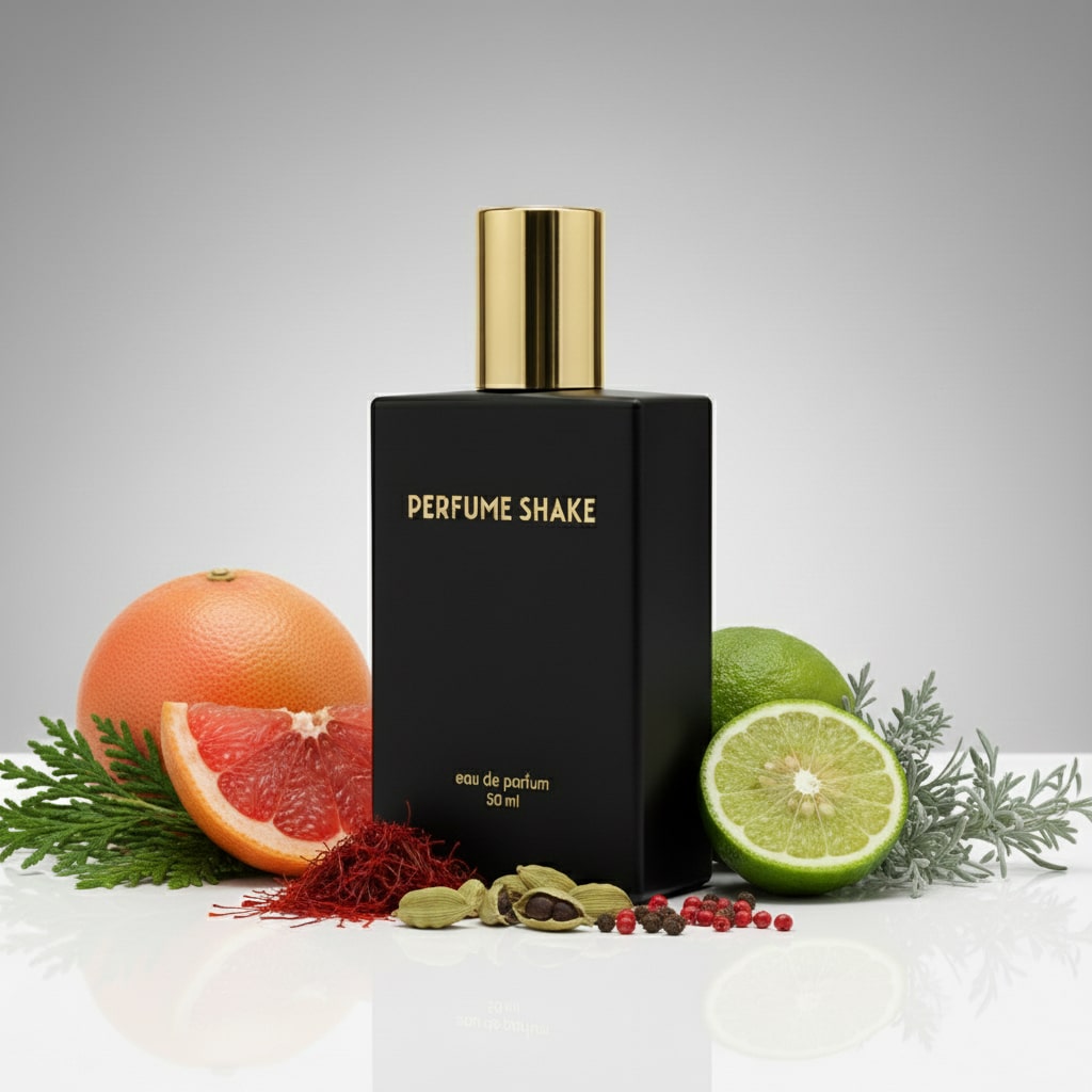 Black Perfume Shake 389 perfume with spicy, woody, floral and leathery notes for unisex in UAE.