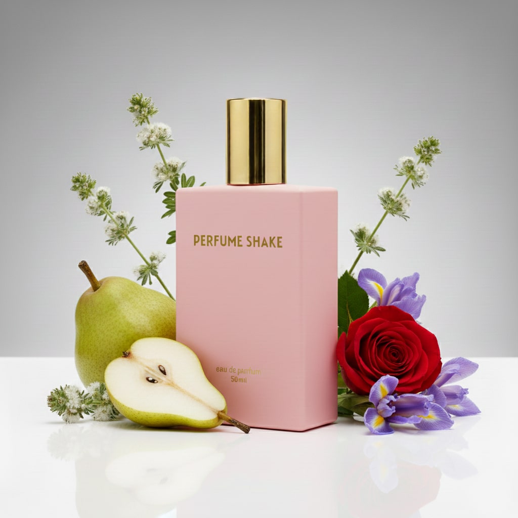 Pink Perfume  Shake 402, with floral, fruity and musky notes for women in UAE.