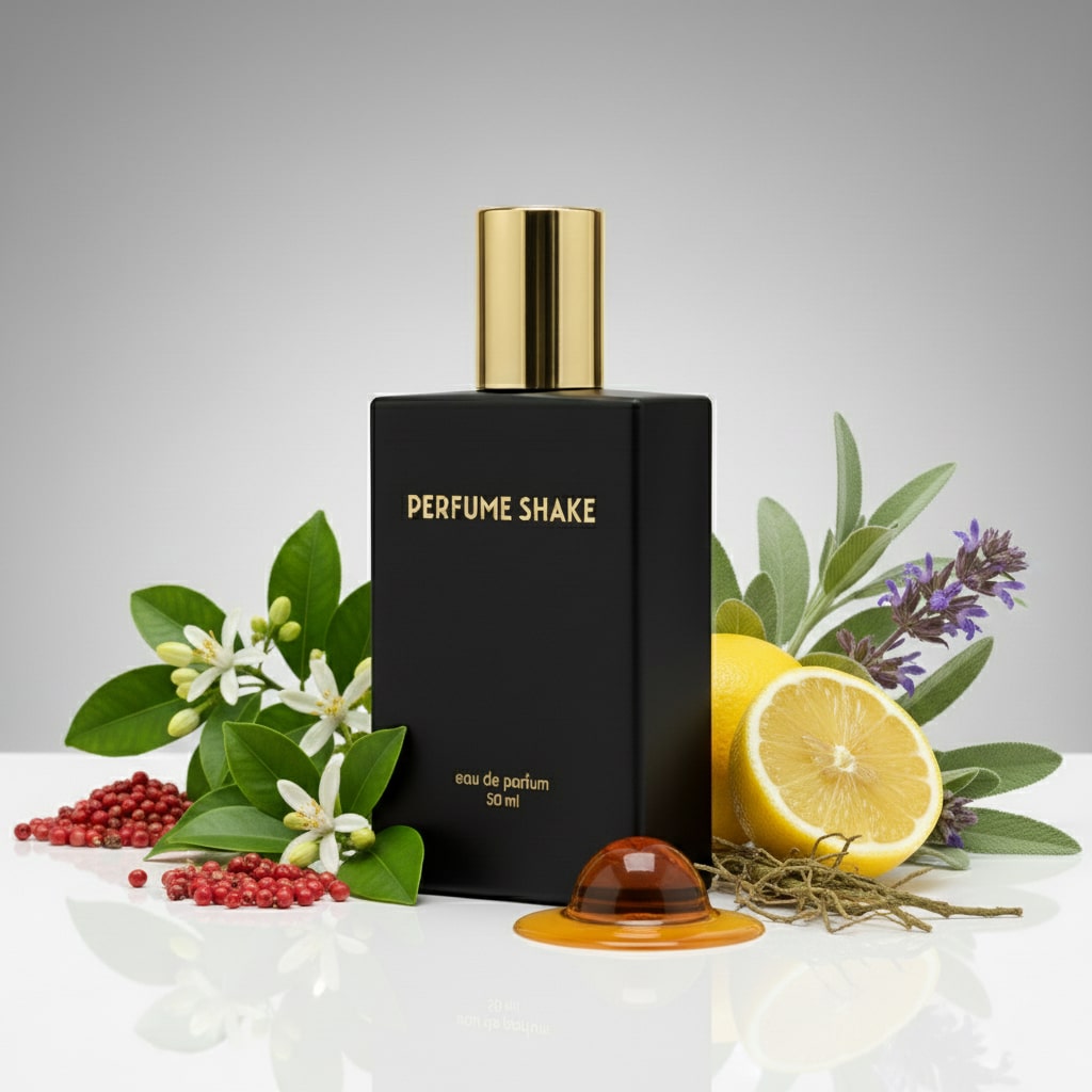 Black Perfume  Shake 408 with warm tobacco, rum and vanilla notes for men in UAE