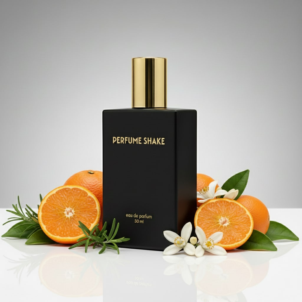 Black Perfume Shake 434  L’Homme Idéal Guerlain. Almond, vanilla & woody notes. A long lasting men’s perfume in UAE.