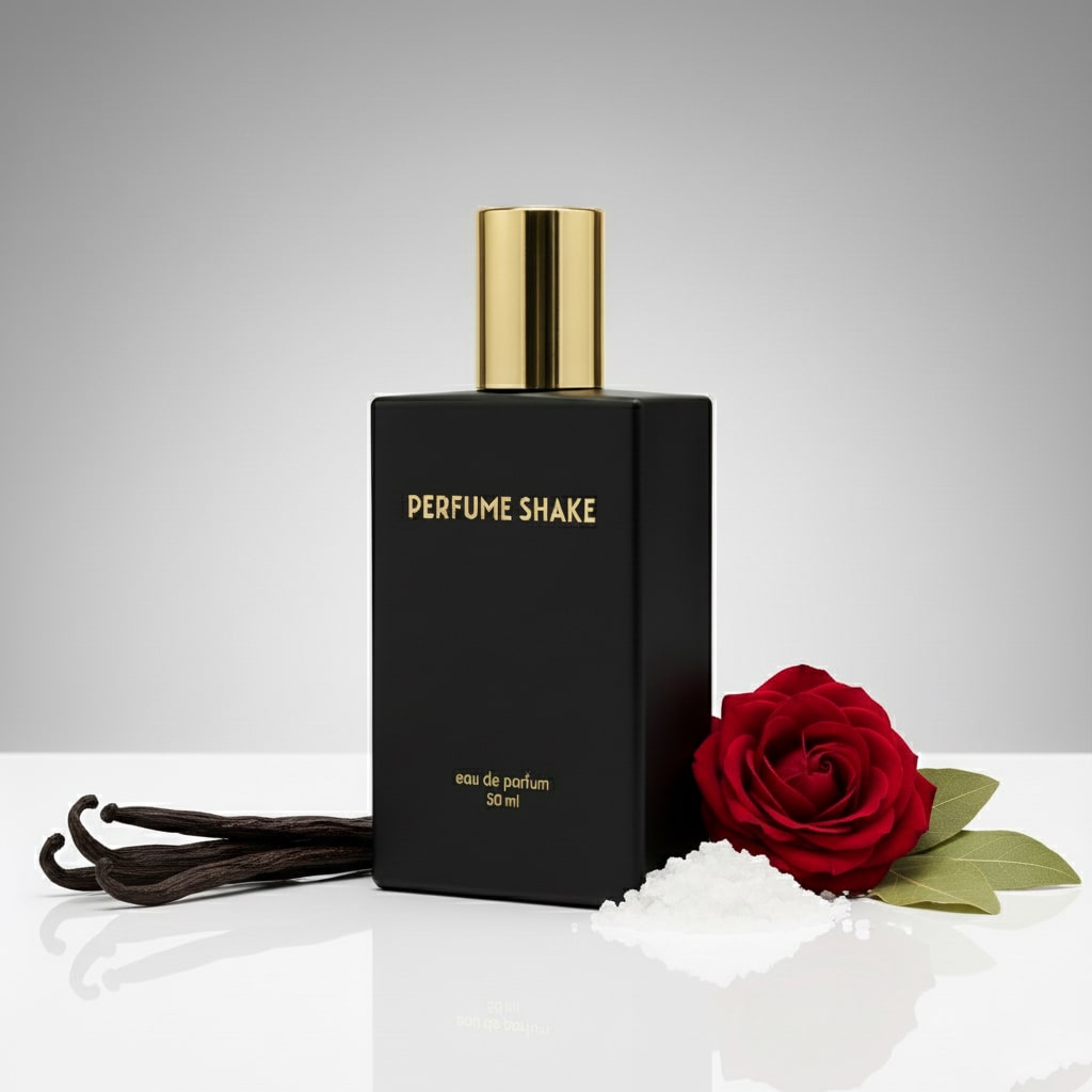 Black Perfume Shake 371 perfume with oud, amber, saffron and musk notes for unisex in UAE.