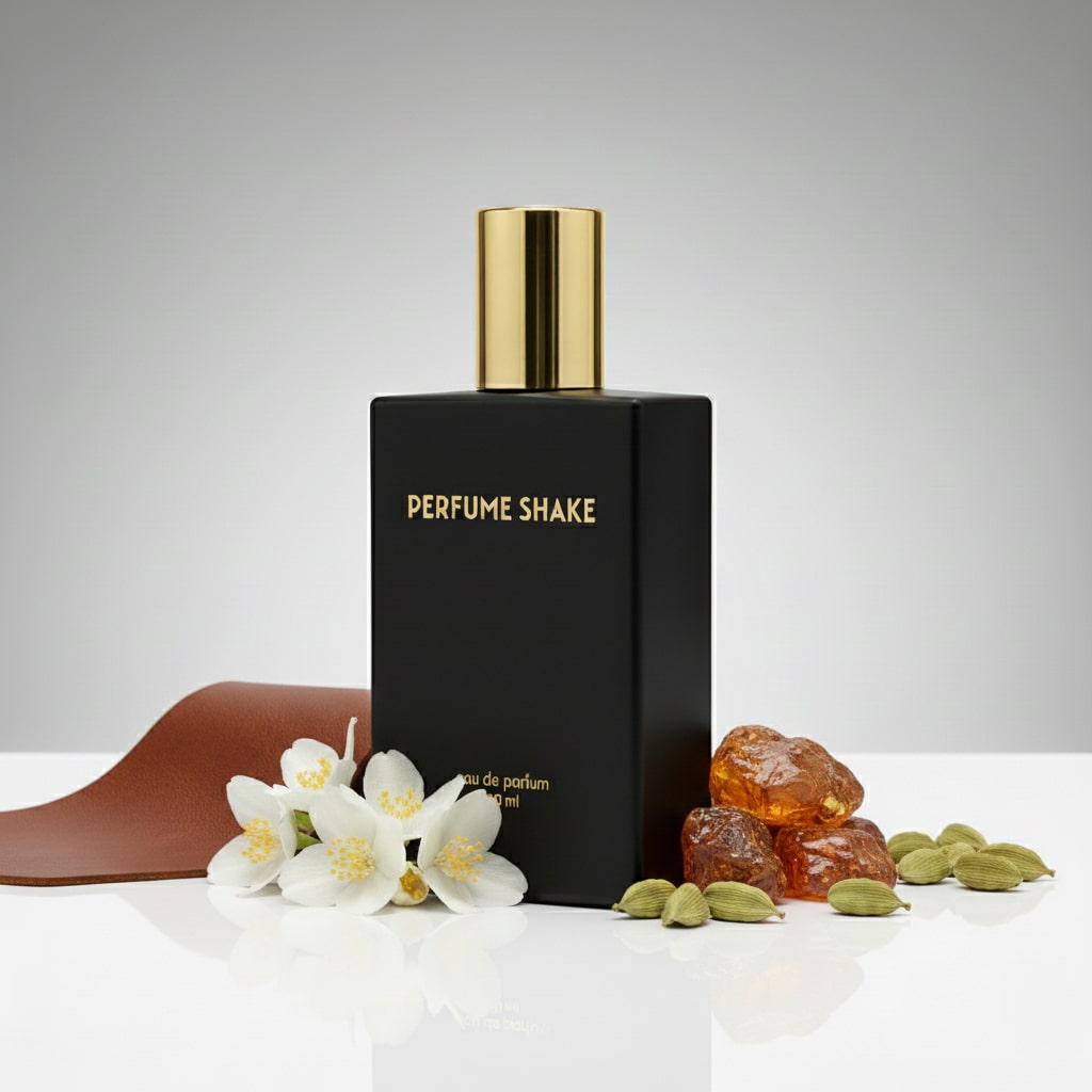 Black Perfume Shake 106, rich leather & floral notes for women in UAE
