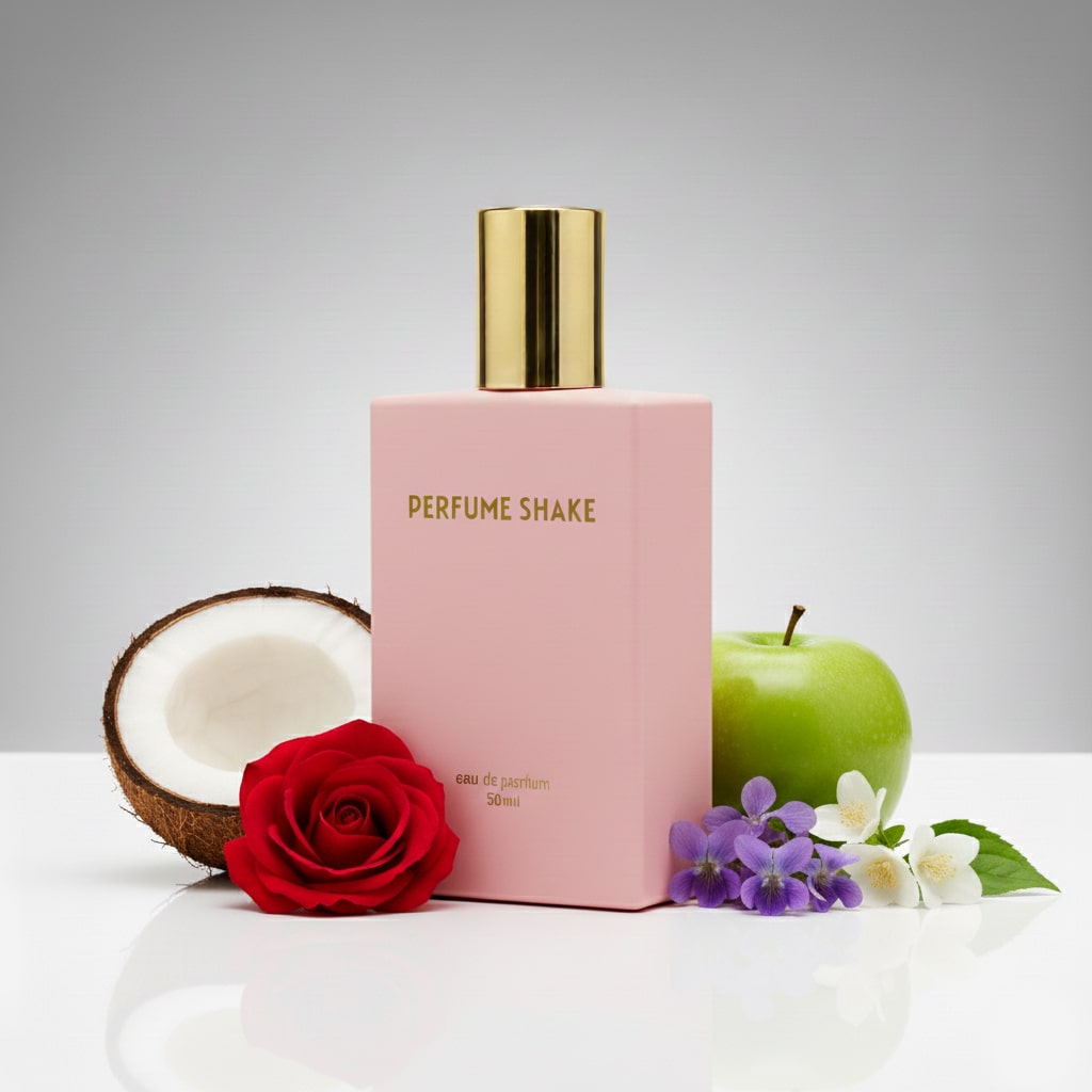 Pink Perfume  Shake 442  with floral, fruity and sweet notes for women in UAE