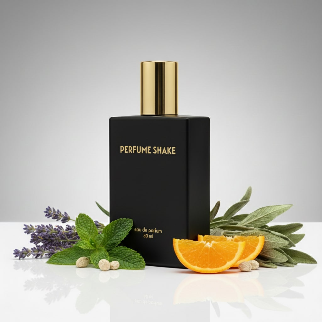 Perfume SHAKE 481 Fresh lavender, mint and smooth amber fragrance profile for men in UAE