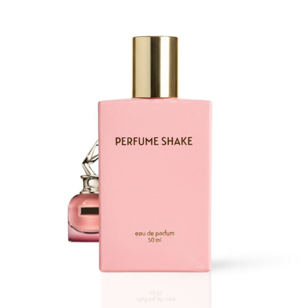 Pink perfume bottle with gold cap  - Inspired by Scandle Night women