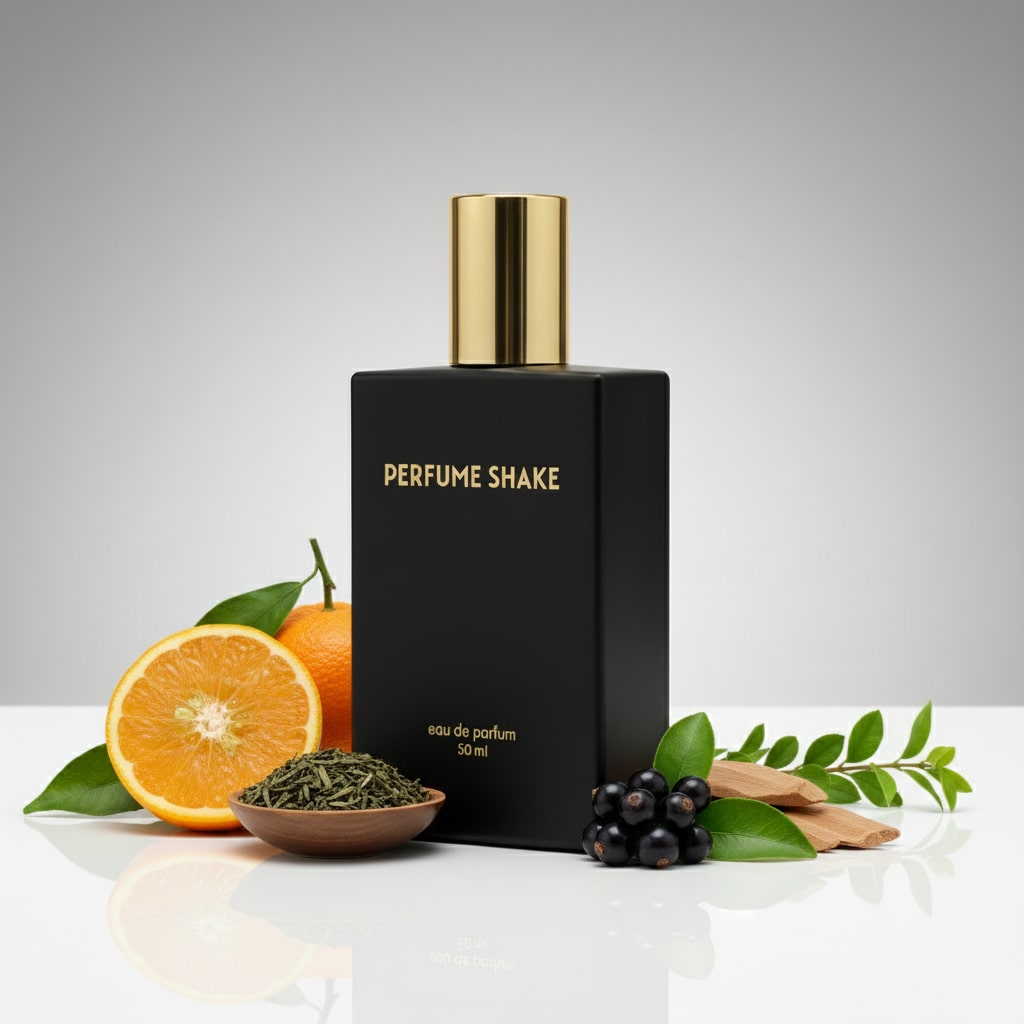 Black Perfume  SHAKE 471 fresh aquatic and citrus fragrance notes for unisex in UAE
