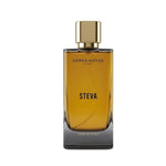 Perfume bottle labeled 'Steva' by Upper Notes on a white background