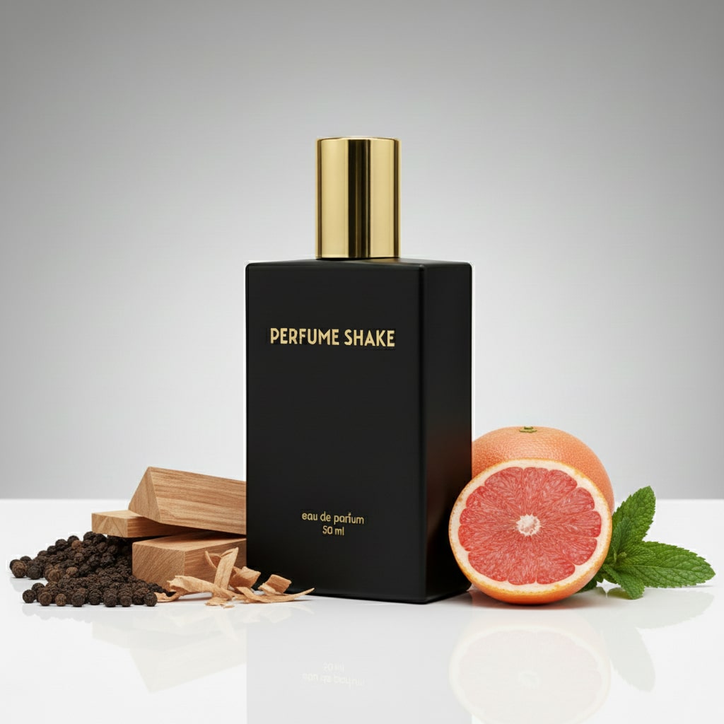 Black Perfume  Shake 265, woody & citrus aromatic notes for men in UAE