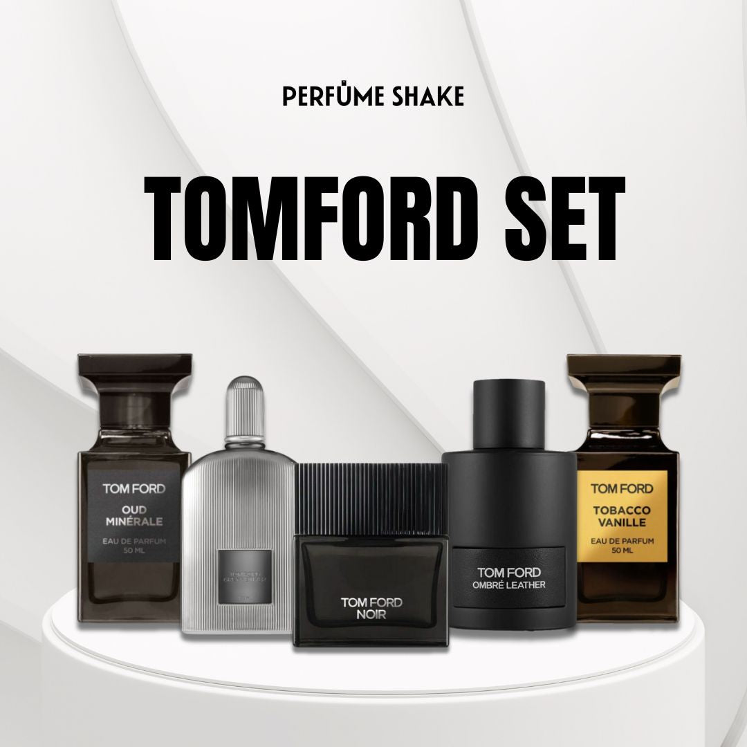 Set of 5 Perfumes by Perfume Shake -  Top Tomford perfumes collection for men in UAE