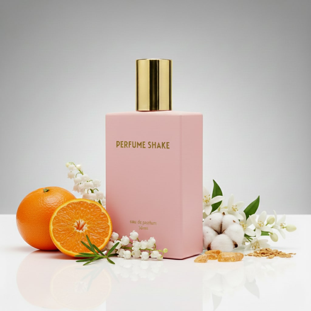 Pink Bottle Perfume Shake 507,  with fresh bergamot, airy florals & soft musky woods for Women in UAE.