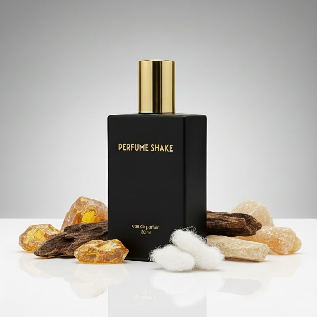 Black Perfume Shake 404 aromatic citrus and warm woody fragrance for men in UAE