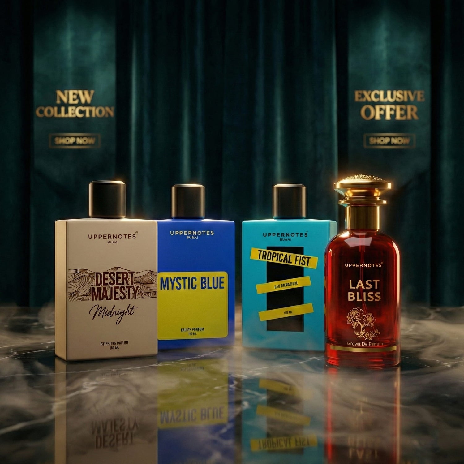 Mega Bundle - 4 Premium Perfumes (4x100ml)